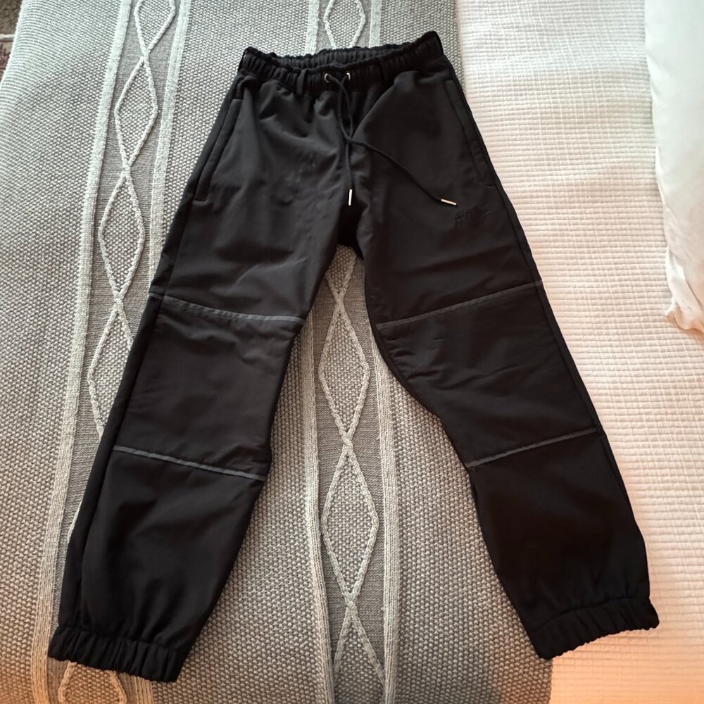 Fyve Snowboard Pants Black Patch Knee Reflective Standard Baggy Medium